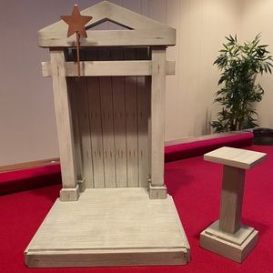 Willow Tree nativity set manger/crèche